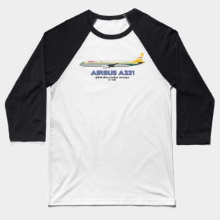 Airbus A321 - BWIA West Indies Airways Baseball T-Shirt